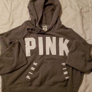 PINK Victoria Secret cropped hoodie